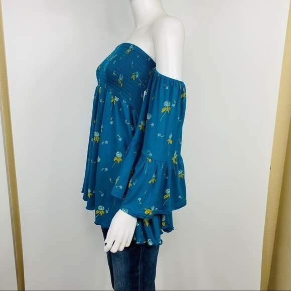 FREE PEOPLE Sz S Lana Off the Shoulder Tunic NWT - Picture 7 of 11